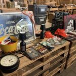 Partij horeca-, reclame- en mancave-artikelen