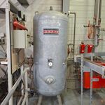 Compressoropstelling met buffertank Berko, Mattei ERC505, bouwjaar 199
