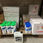 Partij schoonmaakmiddelen, hygiëneproducten en reinigingschemicaliën W