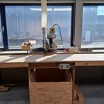 Radiaal afkortzaagmachine Elu, 1603, bouwjaar 1998