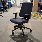 Ca. 24x Bureaustoel, Donkerblauw, o.a. Interstuhl