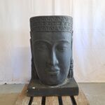 Fontein buddha, Buddha, Donkergrijs / Antraciet