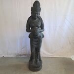 Fontein, Buddha, Donkergrijs / Antraciet