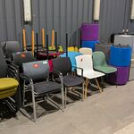 Partij diverse stoelen- en zitmeubels