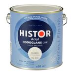 2x Perfect finish lak acryl hoogglans 2,5 liter, Histor, zonlicht (ral