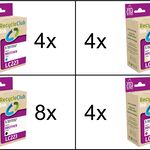 Ca. 20x Inktcartridges voor Brother LC-223, RecycleClub
