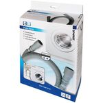 4x Flexibele afvoerslang 1.2 tot 4 meter, Scanpart, grijs