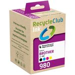 7x Brother LC-980 inktcartridge multipack, RecycleClub