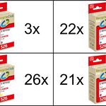 Ca. 72x Inktcartridges voor Canon Canon CLi-526, RecycleClub