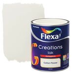 6x Lak hoogglans, Flexa, creations, cotton flower, 750 ml