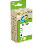 8x Cartridge compatibel met HP 338 Zwart, RecycleClub
