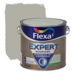 4x Muurverf mat, Flexa, expert, kiezelgroen, 2,5 liter