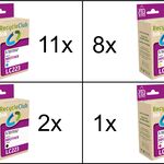 Ca. 22x Inktcartridges voor Brother LC-223, RecycleClub