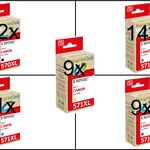 Ca. 55x Inktcartridges voor Canon PGi-570XL PGi-571XL, RecycleClub
