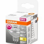 5x Dimbare LED-reflectorlampen GU5.3, Osram, mr16, warm wit
