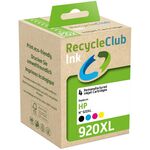 3x Cartridge compatibel met HP 920 XL Multipack, RecycleClub