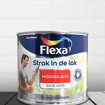6x Strak in de lak alkyd hoogglans – 500 ml, Flexa, wit