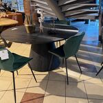 Set van 4 eetkamerstoelen groen