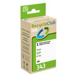 5x Cartridge compatibel met HP 343 Kleur, RecycleClub