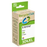 9x Cartridges compatible met HP 304 XL kleur, RecycleClub