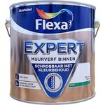 2x Expert muurverf binnen – 2,5 liter, Flexa, blauw/wit