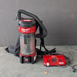Ruggedragen Accu Stofzuiger, Milwaukee, M18FBPV, Rood