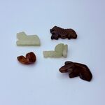 5x Antieke Chinese jade – ca. Qing-Dynasty