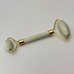 Jade massageroller met goldplating