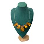 Baltisch Amber Collier met ”Sun Spangles”