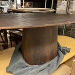 Eettafel, Ovaal, donkerbruin