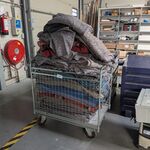 Transportwagen met verhuisdekens