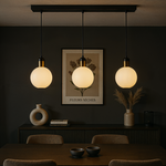 2x Luxe Grote Hanglamp met 3 Lampenkappen Ø25 cm VIDI, Luca Bella