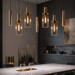 2x Design hanglamp verstelbare hoogte tot 165 cm, VIDI, Stella Di Nott