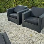 Loungeset, zwart