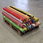 Ca. 18x Rol fijne katoenen canvas | brandwerend