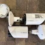 2x IP-bewakingscamera, Bosch, NBE-3502-AL, wit/zwart