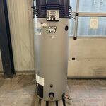 Gasgestookte HR-warmwaterboiler, A.O. Smith, Cyclone III BFC 50, grijs