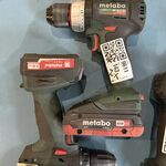 2x Accu schroefboormachine, Metabo, o.a. SB18 LT BL, groen/zwart