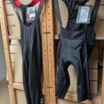 2x Fietsbroek met zeem RH+, zwart, mt XL