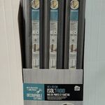 Ca. 24x Luxe tochtstoppers, antraciet en lichtgrijs, 92 cm