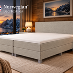Boxspring Norwegian, Aurora 160, taupe