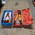 Hydraulische krimptang, YQK-300, incl. divers gereedschap