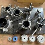 Opspangereedschap / klemmenset, Multi-adapter montage, zilver/zwart