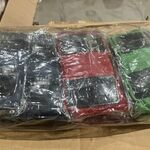 Ca. 330x Opvouwbare rugtasjes, groen, rood en blauw