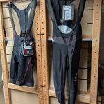 2x Fietsbroek met zeem RH+, zwart, mt XL