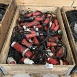 Partij verloopstekkers krachtstroom