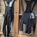 2x Fietsbroek met zeem RH+, zwart, mt S