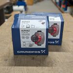 2x Circulatiepomp, GRUNDFOS, ALPHA2 25-40 130