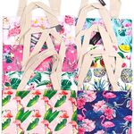Ca. 55x Zomer strandtas, diverse kleuren, 33 x 37 cm