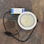6x Ronde LED-inbouwspot, LED spot met losse driver, wit